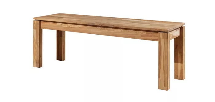 Скамья "Прованс 04" сечение ноги 7 «классик», ширина 140, дуб массив купить в Москве - фото №1