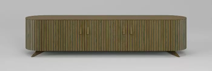 Тумба ТВ Eclipse (4 двери) ЭК 403 Натуральный дуб с патиной купить в Москве - фото №1