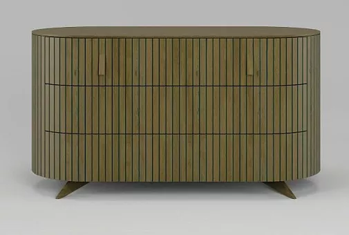 Комод Eclipse 3 ящика ЭК 303 Натуральный дуб с патиной купить в Москве - фото №1