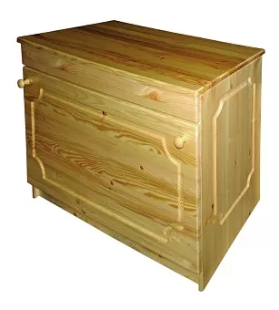 Тумба под белье к низкой спинке (2 способа открывания) купить в Москве - фото №1