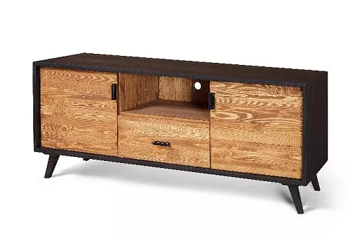 Тумба ТВ ERICKA-MT2P+1T+1N из массива сосны купить в Москве - фото №1