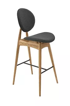 Стул барный Анастасия комфорт плюс без подлокотников с натуральной кожей купить в Москве - фото №1