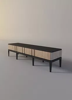 Тумба ТВ ICON’S Беленый дуб купить в Москве - фото №1