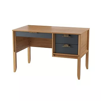 Стол письменный Бридж однотумбовый браун/серый 7012 купить в Москве - фото №1