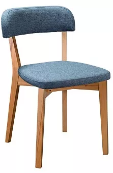 Стул "Франк Сканди Блю Арт/натур" купить в Москве - фото №1