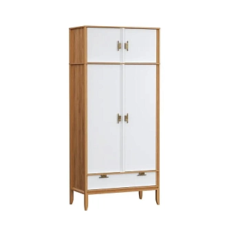 Антресоль к 2х дверному шкафу Бридж браун/белый лак купить в Москве - фото №1