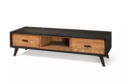 Тумба ТВ ERICKA-MT2T+1N из массива сосны купить в Москве - фото №1
