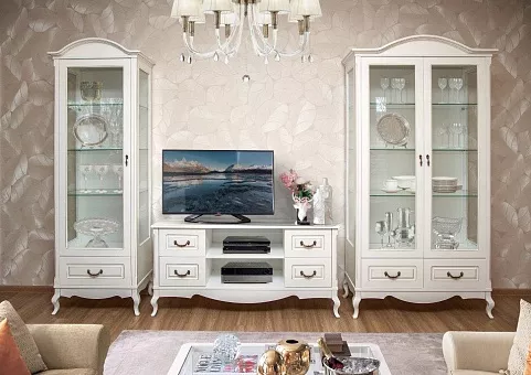 Набор мебели для гостиной Авиньон (цвет М-11 белый) купить в Москве - фото №1