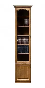 Шкаф для книг ГМ 2312-07 Вариант 03 (отдельностоящий петли слева) купить в Москве - фото №1