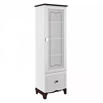 Шкаф с витриной Тиффани МН-122-24 купить в Москве - фото №1