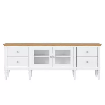 Тумба ТВ Ольса 24 (2000) стекло купить в Москве - фото №1