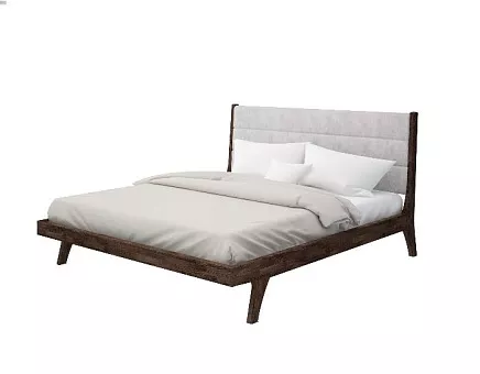 Кровать полутороспальная Верона 2 из массива дуба купить в Москве - фото №1