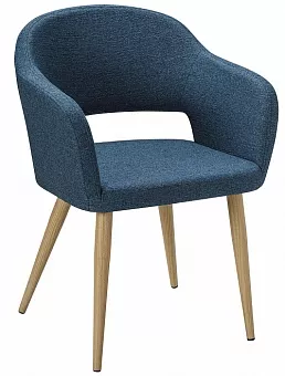 Кресло "Oscar Cканди Блю/натур" купить в Москве - фото №1