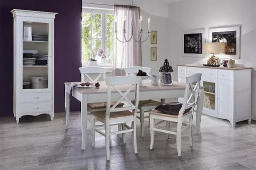 Набор мебели для гостиной Кармен Прованс 1 (Молоко+дуб сахара) купить в Москве - фото №1