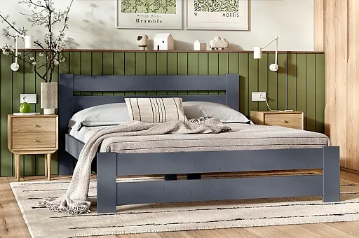 Кровать полутороспальная Кантри ECOWood купить в Москве - фото №1