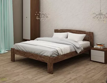 Кровать односпальная Сидней из массива дуба купить в Москве - фото №1
