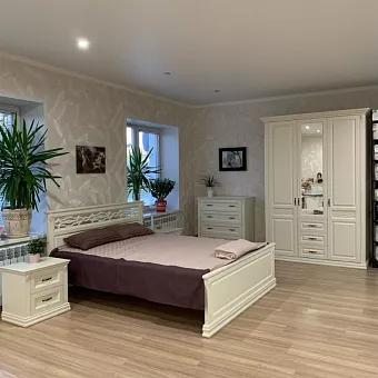 Набор мебели для библиотеки для Верона 1 (цвет М-18 ваниль) купить в Москве - фото №1