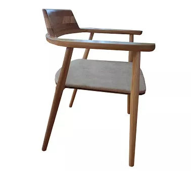 Стул Самурай Комфорт с мягкой сидушкой из ткани или искусственной кожи массив дуба купить в Москве - фото №1