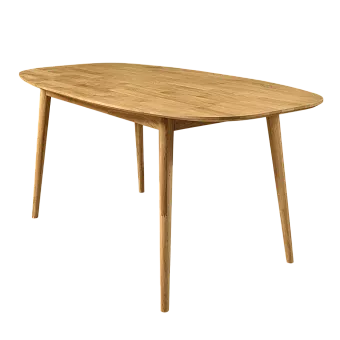 Стол обеденный Сканди 2.1 (160х75х90) массив дуба купить в Москве - фото №1