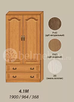 Модульная гостиная Вилия-М Шкаф комбинированный №4.1 М купить в Москве - фото №1