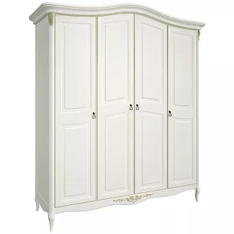 Шкаф 4 двери Romantic Gold art. R124g купить в Москве - фото №1