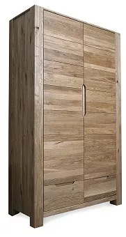 Шкаф 2-х дверный Riva цвет Тик купить в Москве - фото №1