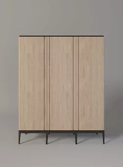 Шкаф для одежды 3-х дверный ICONS РВ 103 Беленый дуб купить в Москве - фото №1