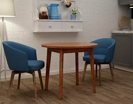 Стол Прага 1 из массива дуба купить в Москве - фото №1