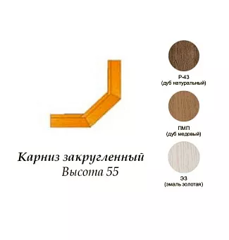 Модульная детская Вилия-М Карниз Вилия (угловой) купить в Москве - фото №1