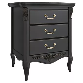 Прикроватная тумба 3 ящика Nocturne арт. N117 купить в Москве - фото №1