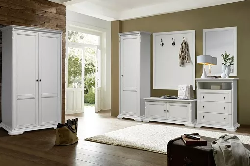 Набор мебели для прихожей Лика (цвет белая эмаль) купить в Москве - фото №1