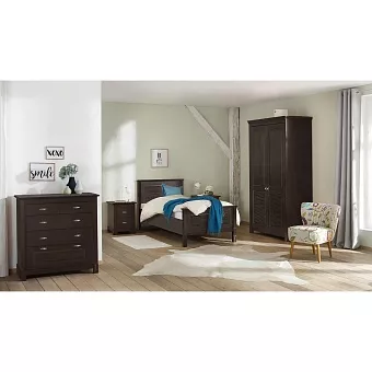 Спальный гарнитур Рауна 1 (90х200) Колониал купить в Москве - фото №1