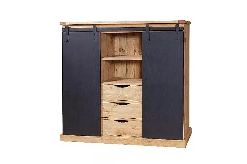 Шкаф ROLLER-MHENF из массива сосны купить в Москве - фото №1