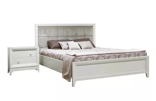 Двуспальная кровать Сабрина (б.карк.) ММ-302-02/18Б купить в Москве - фото №1