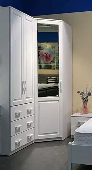 Шкаф угловой Коста Бланка с зеркалом купить в Москве - фото №1