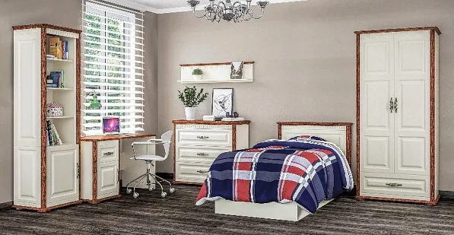 Спальный гарнитур Марсель 2 (Крем/Дуб Кантри) купить в Москве - фото №1