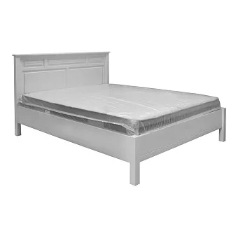 Двуспальная кровать "Рауна" М-160 БИ Белый воск купить в Москве - фото №1