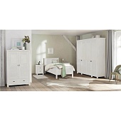 Спальный гарнитур Рауна 1 (90х200) Белый воск