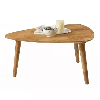Стол журнальный "Сканди", дуб массив купить в Москве - фото №1