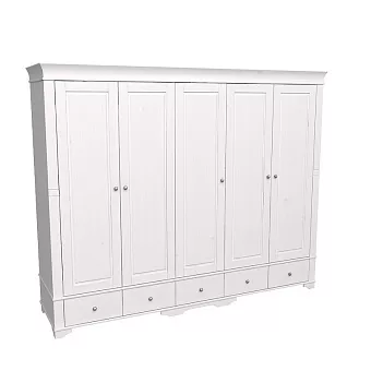 Шкаф 5-ти дверный с 5 глухими дверями Бейли купить в Москве - фото №1