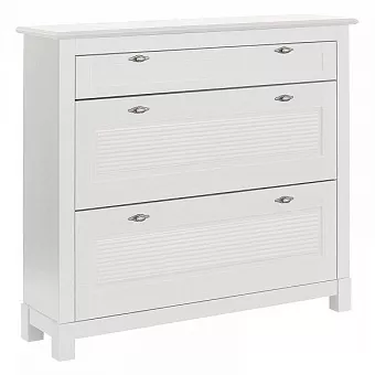 Тумба под обувь Рауна 21 Белый воск купить в Москве - фото №1