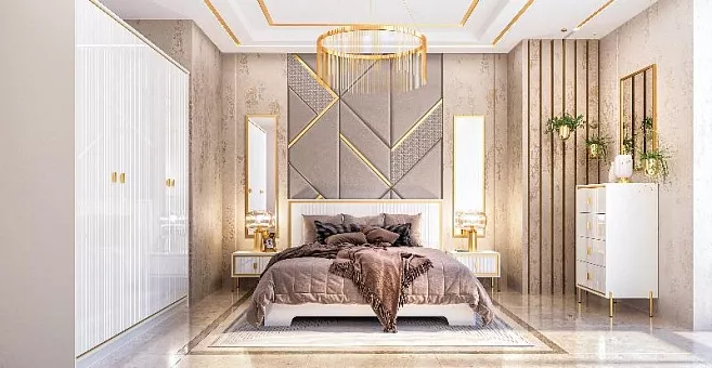 Спальный гарнитур Люксор 1 купить в Москве - фото №1