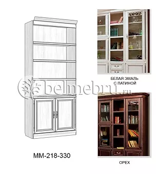 Шкаф комбинированный Оскар ММ-218-330 купить в Москве - фото №1