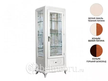 Шкаф с витриной Соната ММ-284-01/01 купить в Москве - фото №1