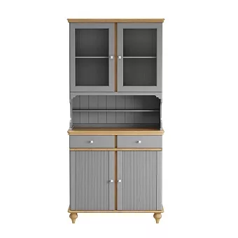 Буфет Рандеву-222 Серый №7042 + антик №24 купить в Москве - фото №1