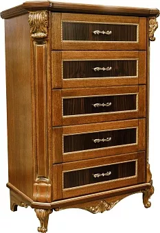 Тумба "Альба 04с" П 524.04с палисандр (с зол., с сер.) купить в Москве - фото №1