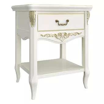 Прикроватная тумба 1 ящик Romantic Gold art. R149g купить в Москве - фото №1