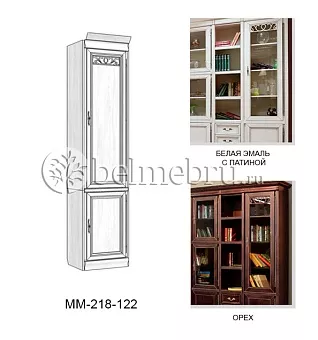 Шкаф комбинированный Оскар ММ-218-122 купить в Москве - фото №1