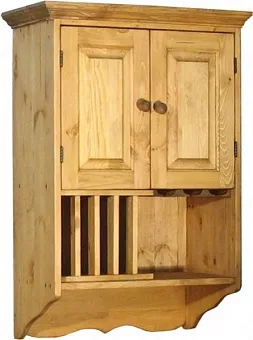 Настенный шкаф ПЛ 25 с кит-баром (600x930x316) купить в Москве - фото №1