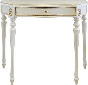 Стол-консоль П 613.09 слоновая кость (с зол., с сер.) купить в Москве - фото №1